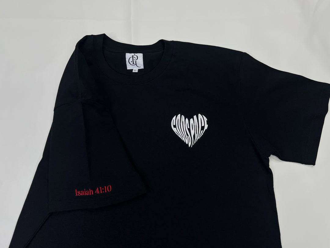 Black Isaiah 41:10 Tee