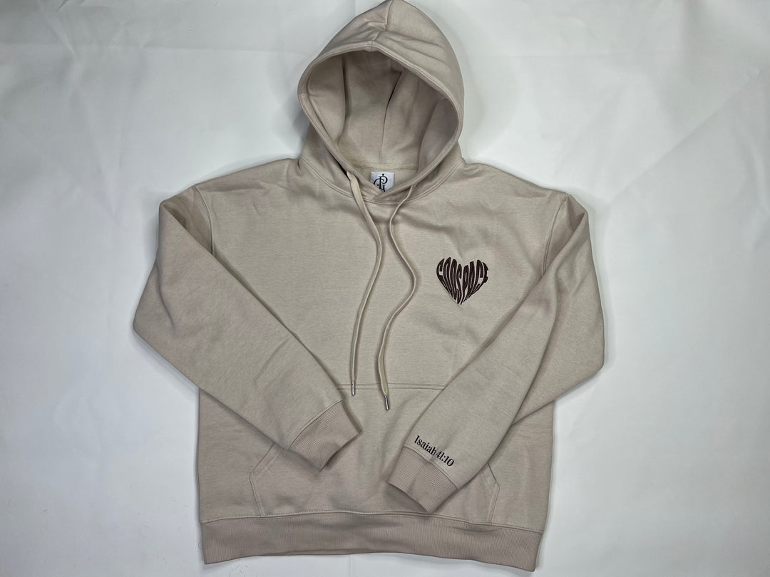 Cream Isaiah 41:10 Hoodie